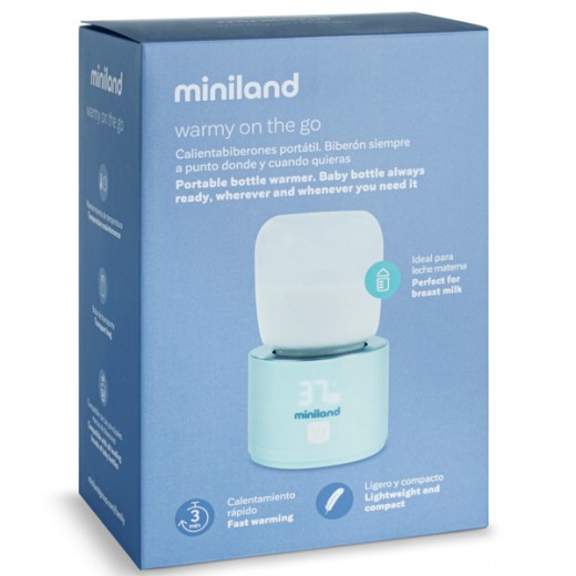 Портативный подогреватель для бутылочек Miniland On The Go