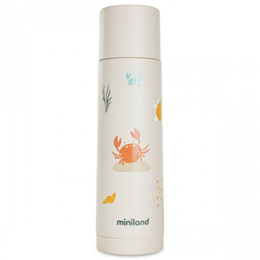 Термос питьевой Miniland Ocean Crab 500 мл бежевый Термос питьевой Miniland Ocean Crab 500 мл бежевый