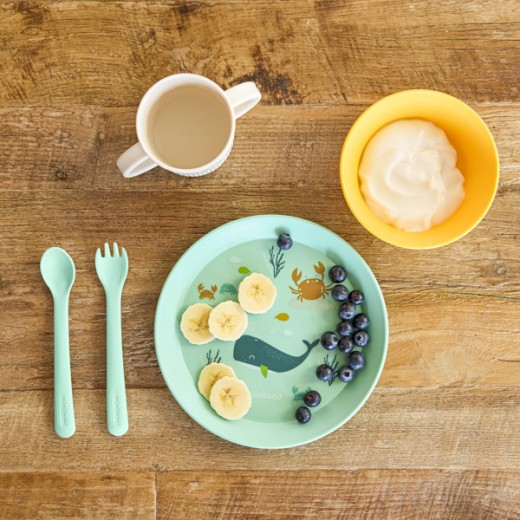 Набор детской посуды Miniland Ocean