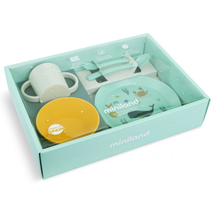 Набор детской посуды Miniland Ocean