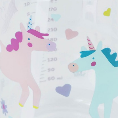 Поильник-непроливайка с трубочкой 450 мл Miniland Fantasy