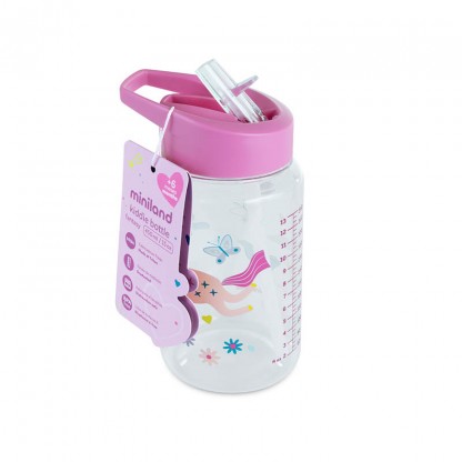 Поильник-непроливайка с трубочкой 450 мл Miniland Fantasy