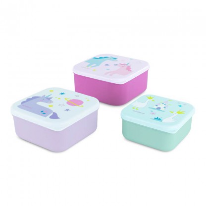  Набір з 3 контейнерів для їжі Fantasy 250 мл, 350 мл та 540 мл