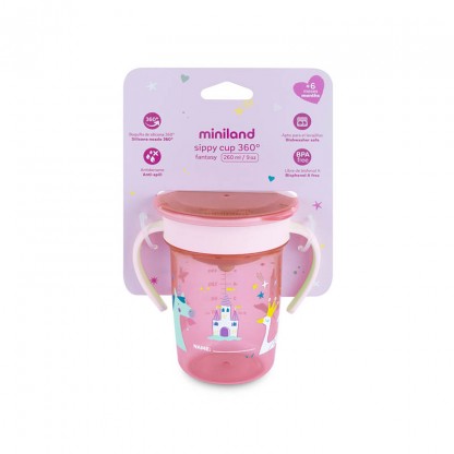 Обучающий поильник Miniland Baby Fantasy 360