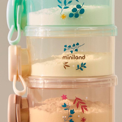 Набір контейнерів-дозаторів для суміші Miniland Milky On The Go Dreamland