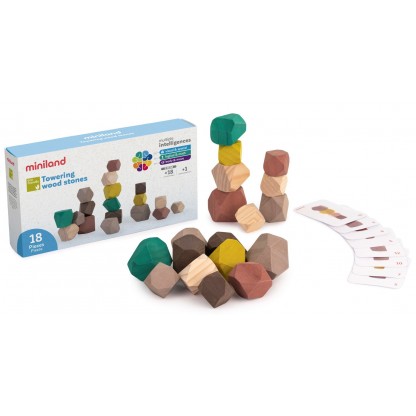 Гра-балансир Miniland Дерев'яні камінці