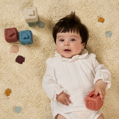 Розвивальні м’які кубики Miniland 6 шт 