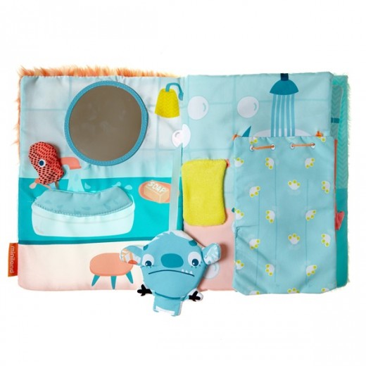 Перша навчальна книжка малюка Miniland Monster Telling