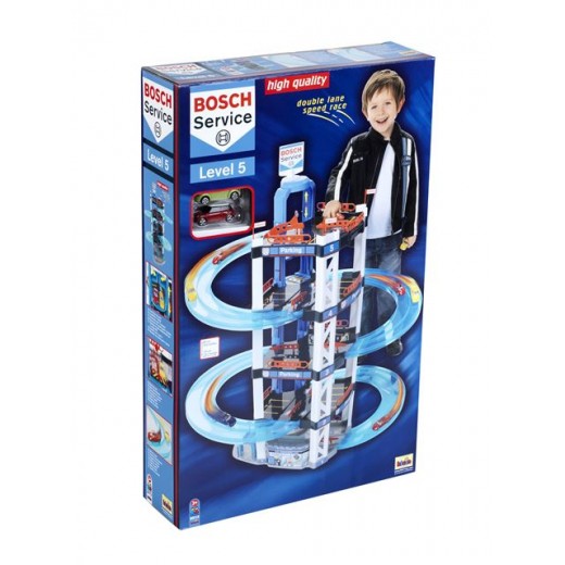 Детская автостоянка Bosch с 5 уровнями, с 2 машинками