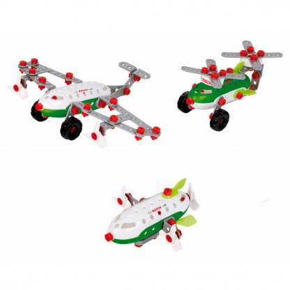 Детский строительный набор 3-в-1: авиационная команда Bosch