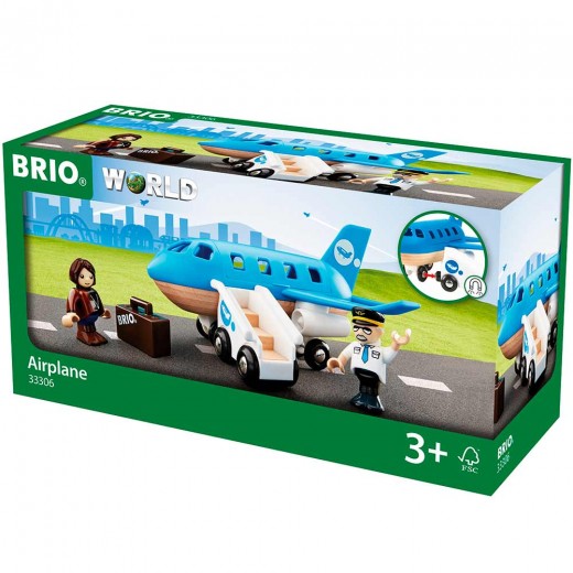 Самолет с трапом BRIO  (33306)