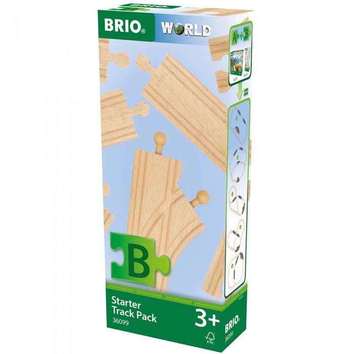 Стартовый набор расширений для железной дороги BRIO 13 элементов