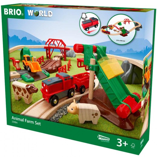 Детская железная дорога BRIO Ферма с животными
