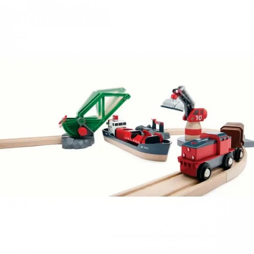 Детская железная дорога BRIO Порт с паромом