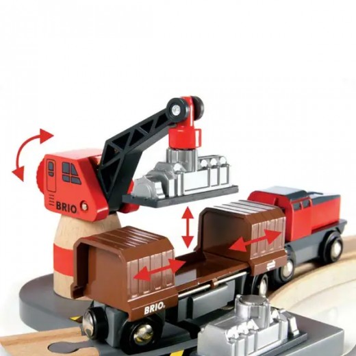 Детская железная дорога BRIO Порт с паромом