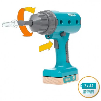 Детский шуруповерт BRIO Builder (34600)