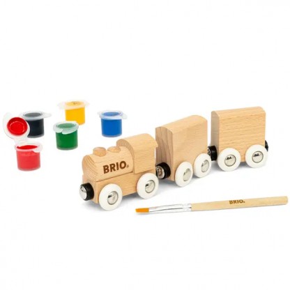 Набір BRIO Розфарбуй поїзд сам