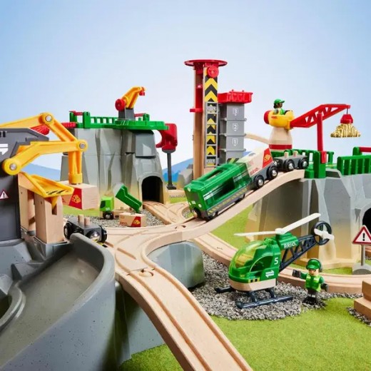 Детская железная дорога BRIO Большой погрузочный пункт на горе