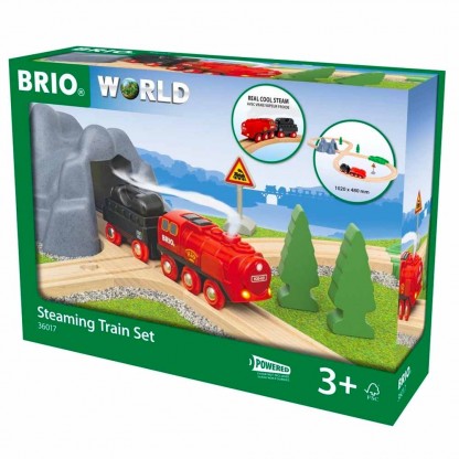 Детская железная дорога BRIO с Поездом с паром
