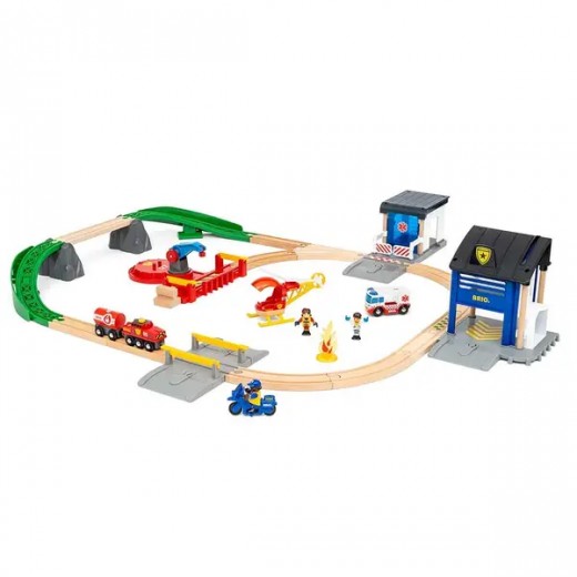 Детская железная дорога BRIO Спасательная команда