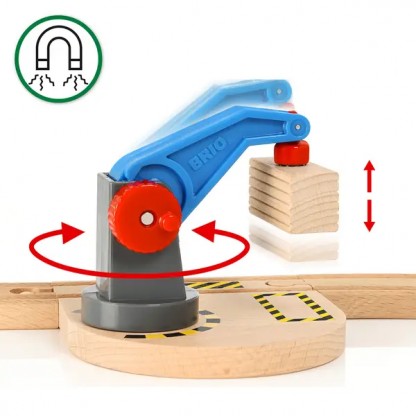 Дитяча залізниця BRIO Стартовий набір із пунктом навантаження 36028