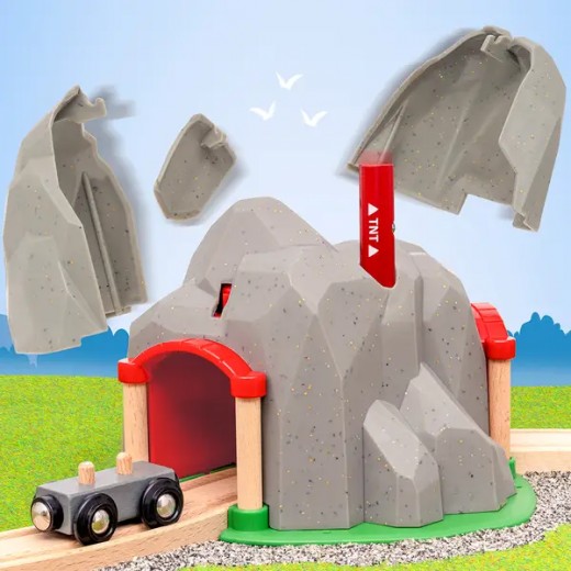 Взрывающийся туннель для железной дороги BRIO