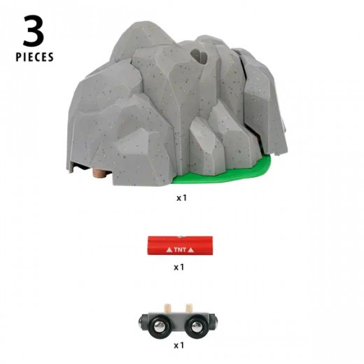 Взрывающийся туннель для железной дороги BRIO