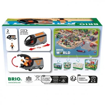 Пасажирський поїзд для залізниці BRIO на батарейках