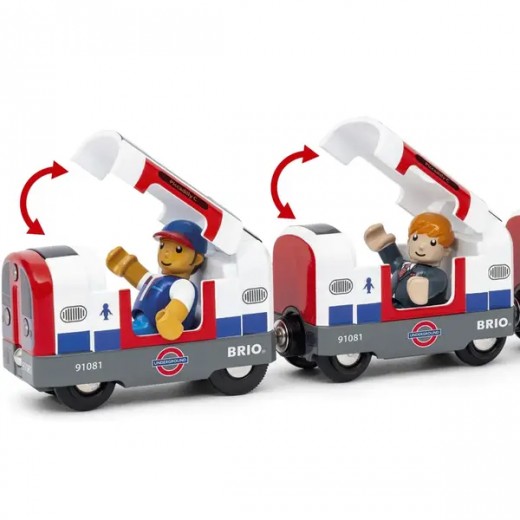 Поезд BRIO Лондонское метро с туннелем