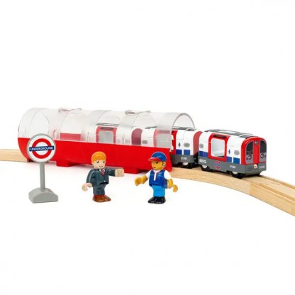 Поезд BRIO Лондонское метро с туннелем