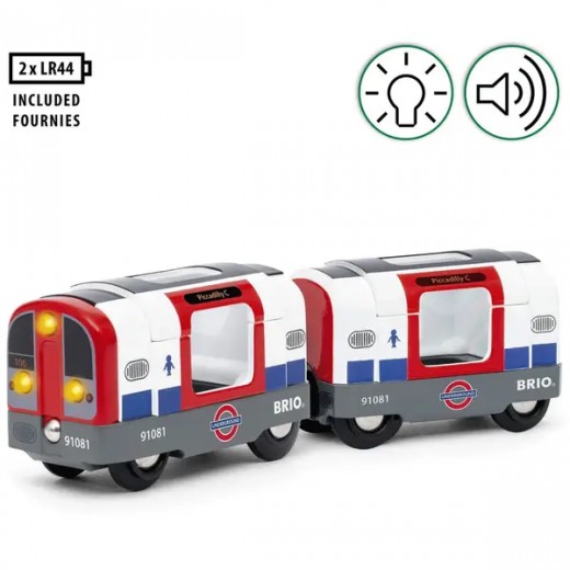 Поезд BRIO Лондонское метро с туннелем