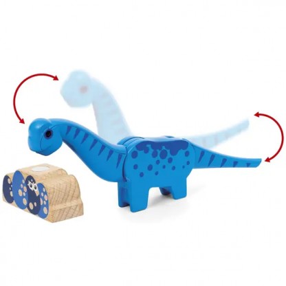 Поїзд BRIO на батарейках з динозаврами