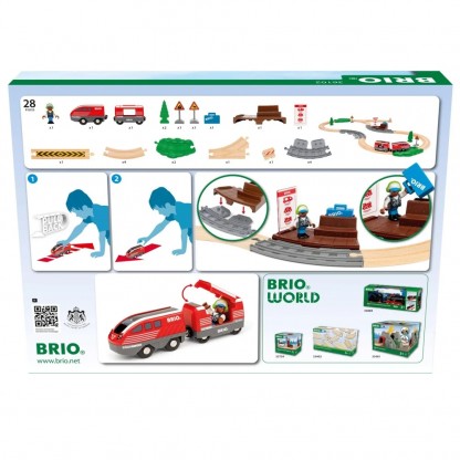 Детская железная дорога BRIO Pull Back Train Set 36102