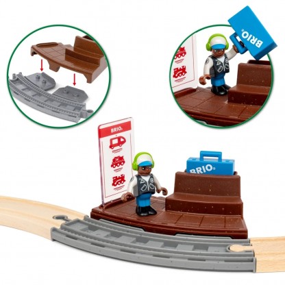 Детская железная дорога BRIO Pull Back Train Set 36102