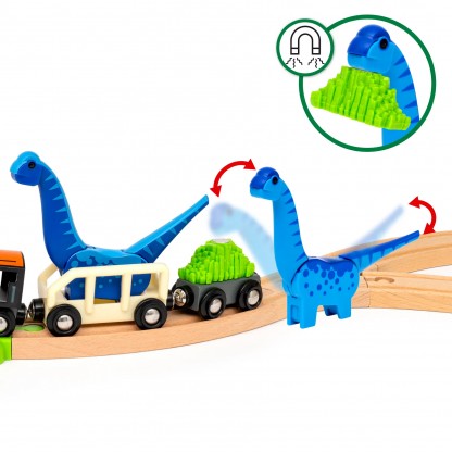 Дитяча залізниця BRIO Deluxe Динозаври 36104