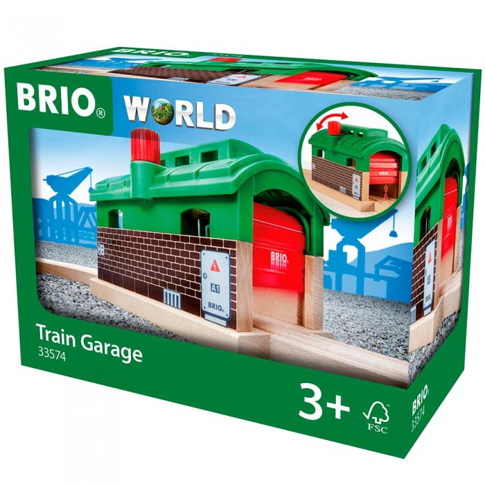 Депо BRIO з механічними дверима