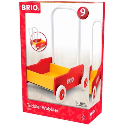 Каталка для малюків Brio червона з жовтим