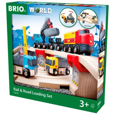 Дитяча залізниця Brio c переїздом і навантаженням