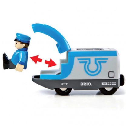 Пассажирский поезд BRIO на батарейках