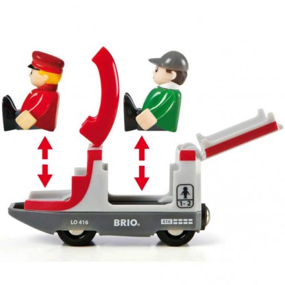 Дитяча залізниця BRIO дворівнева з вокзалом