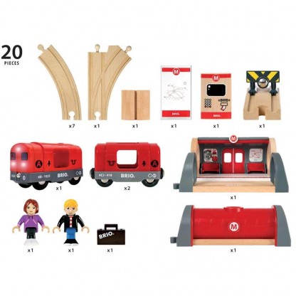 Детская железная дорога BRIO Метро