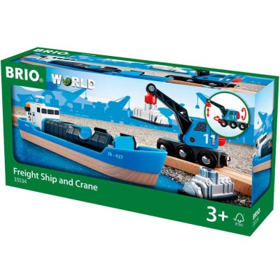 Корабель для залізниці Brio з вагоном-краном