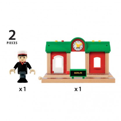 Станція для залізниці BRIO зі звукозаписом