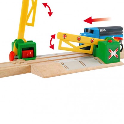 Переїзд для залізниці BRIO на магнітах