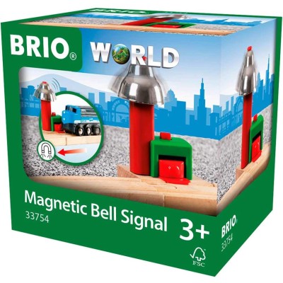 Сигнальний дзвіночок для залізниці Brio на магнітах