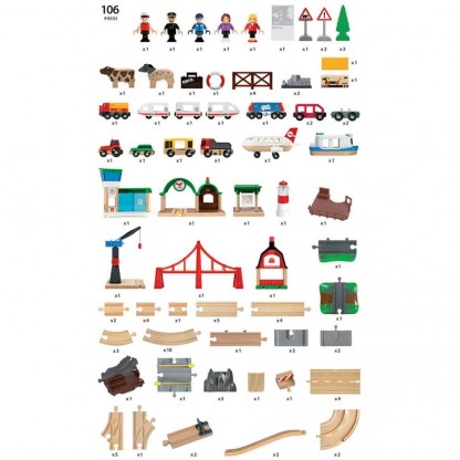 Детская железная дорога BRIO World Deluxe