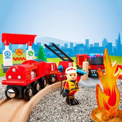 Детская железная дорога BRIO Пожарная станция