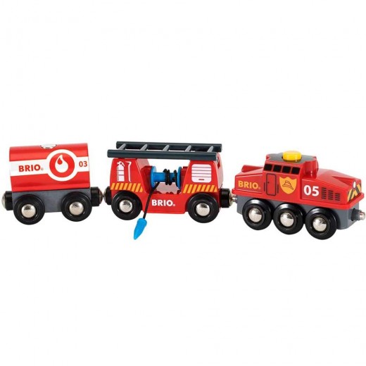Спасательный пожарный поезд для железной дороги BRIO