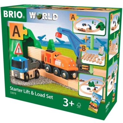 Дитяча залізниця Brio з вантажним пунктом