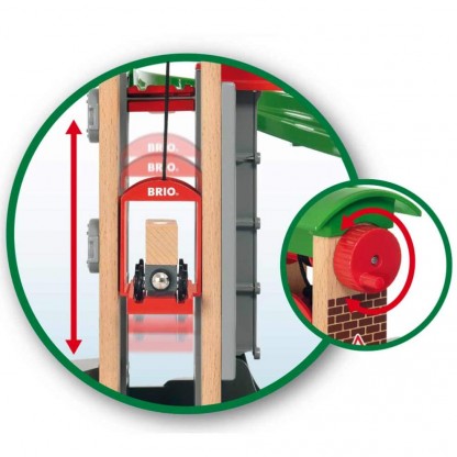 Ігровий набір BRIO Погрузочний пункт із ліфтом
